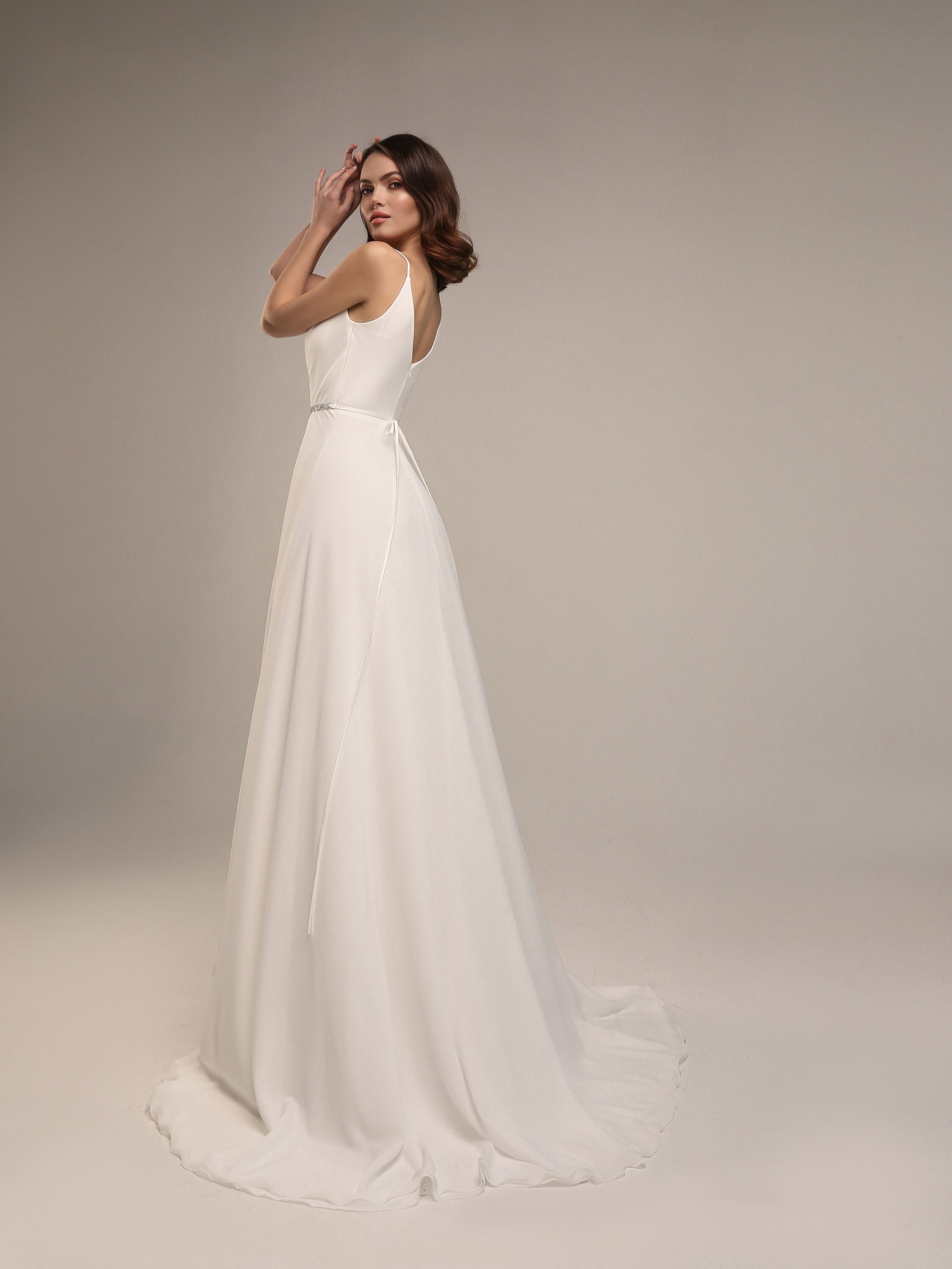 Elegant Thin Strap Wedding Dresses for Timeless Grace
