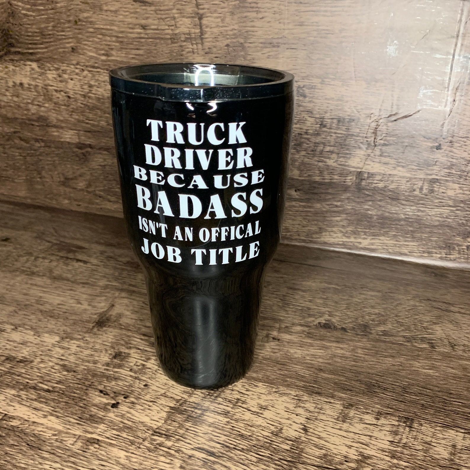 Truck Driver Custom Made Glitter Tumbler Personalized Etsy España