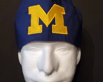 Wolverines Skull Cap - Etsy
