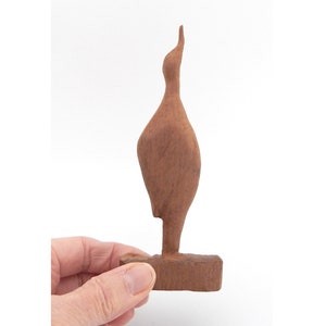 Vintage Hand Carved Wooden Seabird
