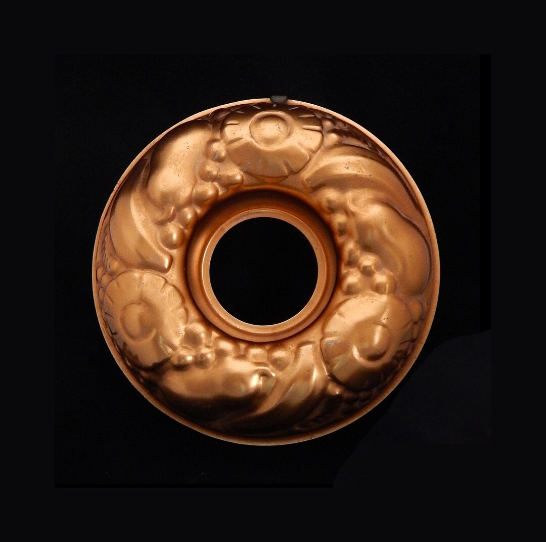 Copper Color Aluminum Jello Mold Etsy