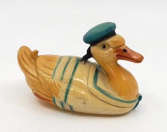 Antique Celluloid French Sailor Duck