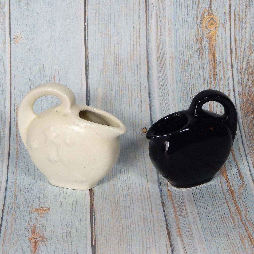 Mini Pitcher Bar Pair of Vintage Ceramic Mini Pitchers - Etsy