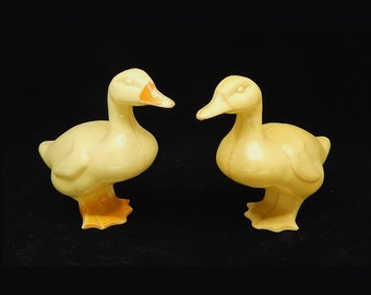 Pair of Mid Century Plastic Duck Figures