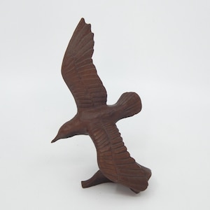 Vintage Carved Seagull Figure by Red Mill