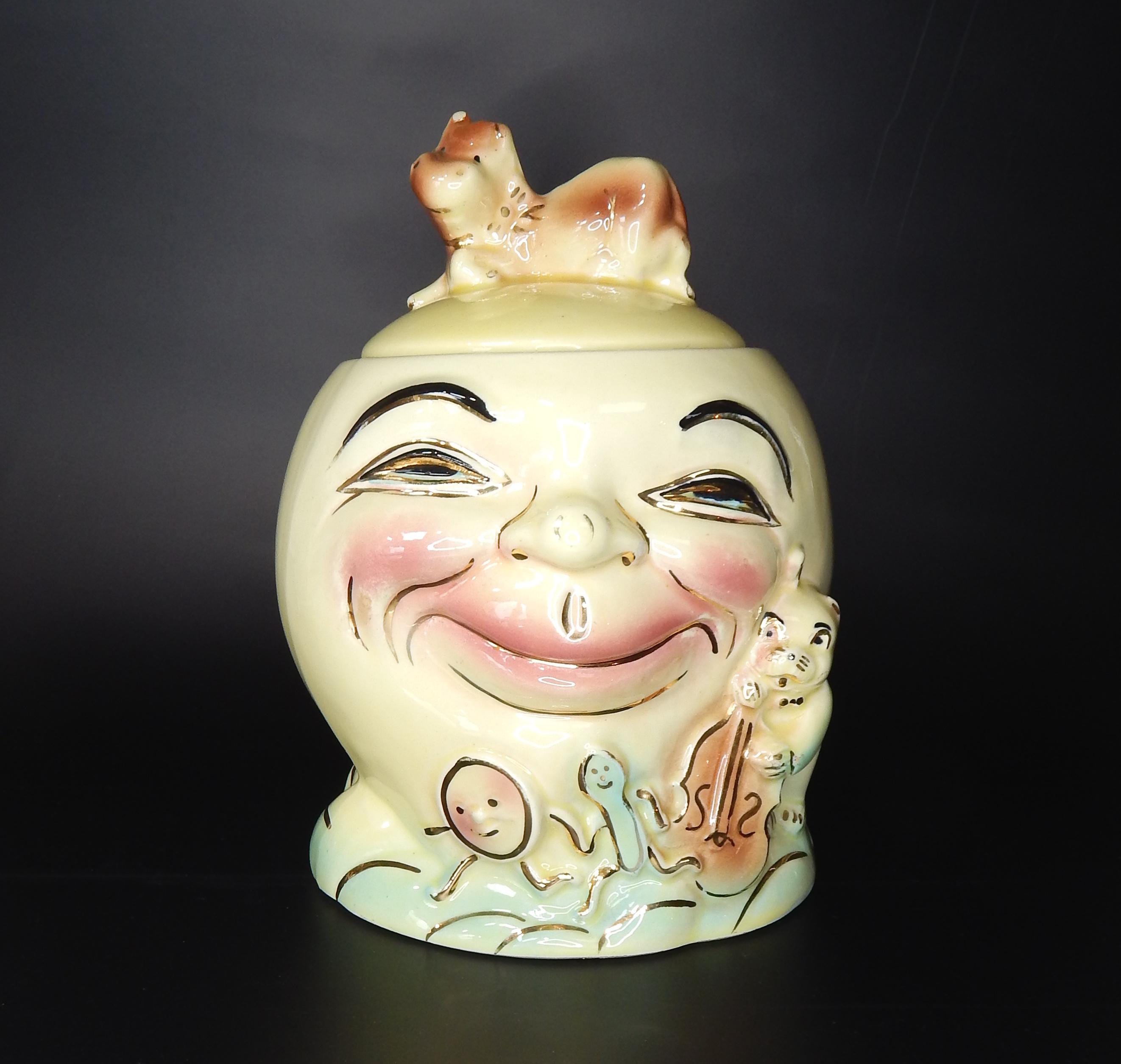 Vintage Cow Jumped Over the Moon Cookie Jar - Etsy
