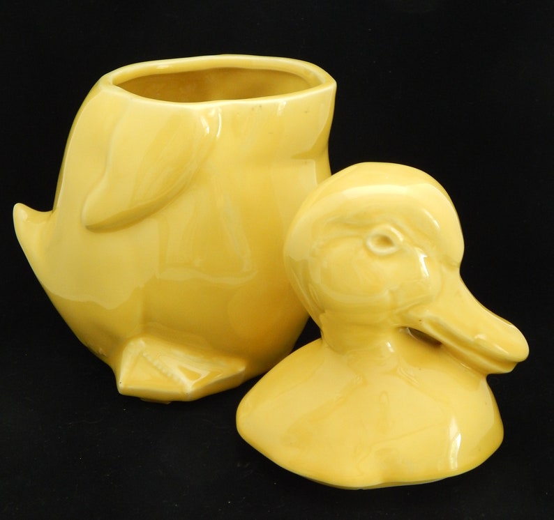 Mccoy Pottery Yellow Duck Cookie Jar - Etsy