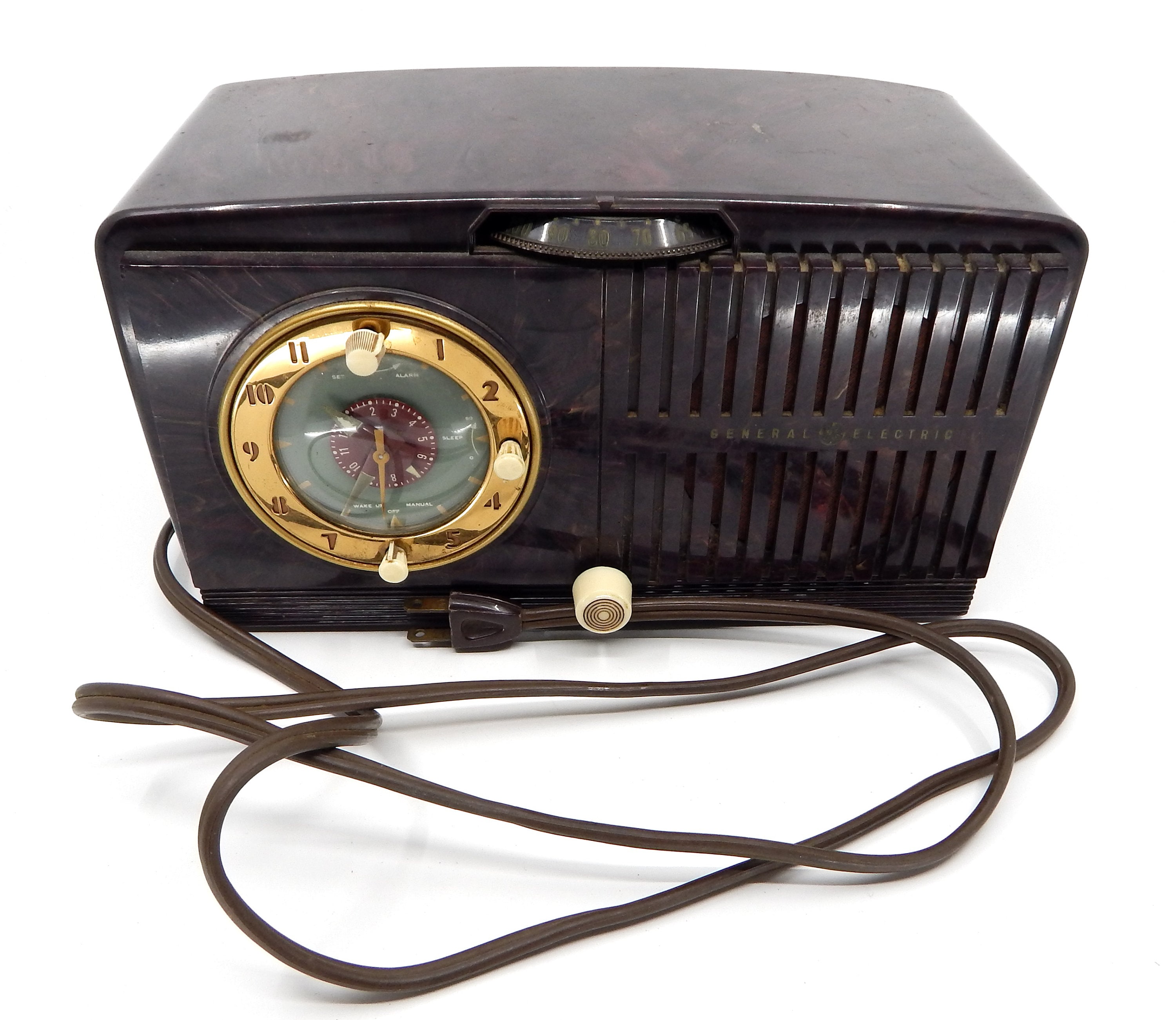 Vintage General Electric Alarm Clock Radio Etsy