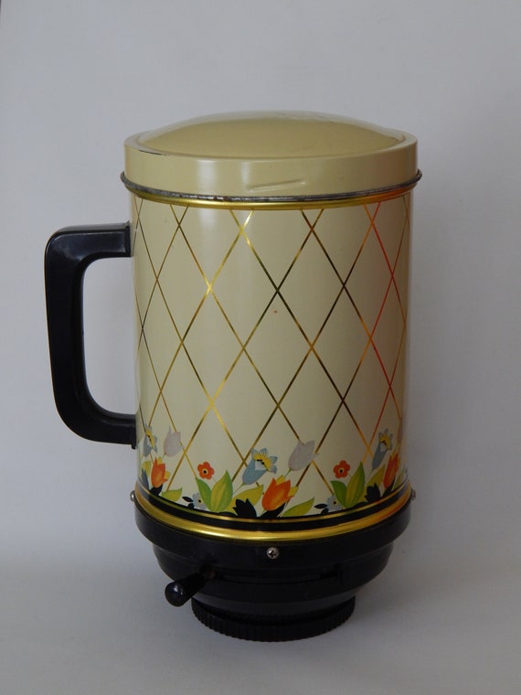 Rare Countertop Coffee Dispenser In Hall Crocus Pattern Etsy