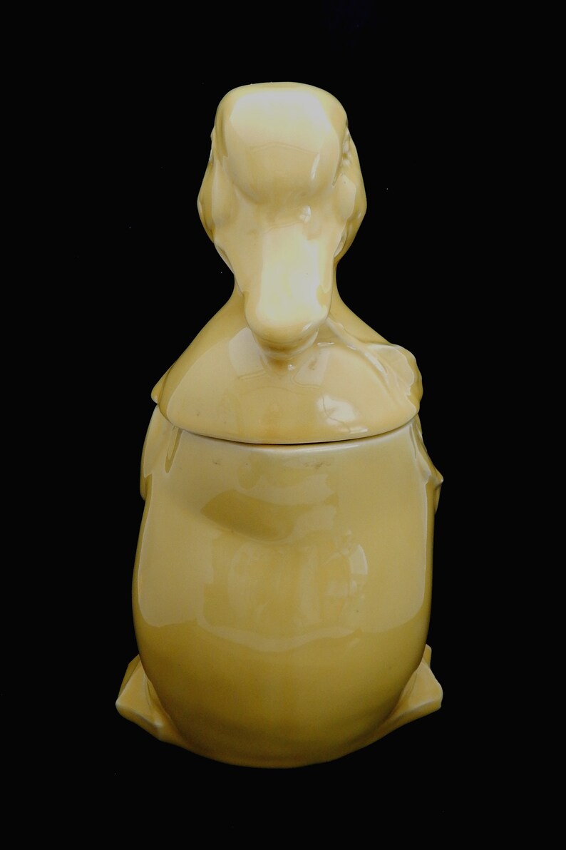 McCoy Pottery Yellow Duck Cookie Jar Etsy