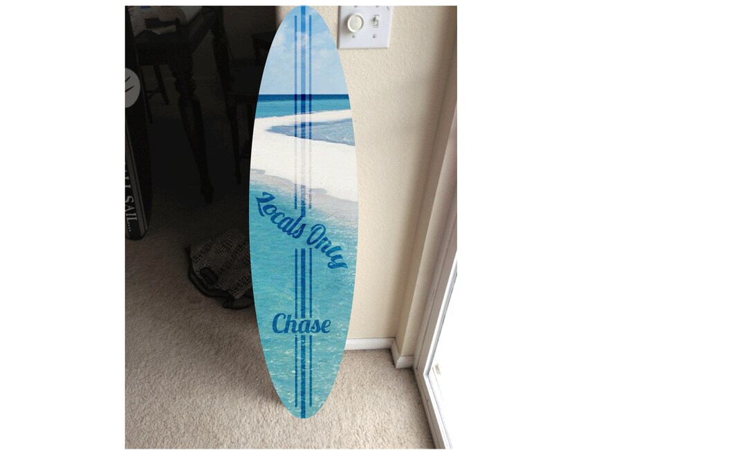 Surf Board Surfboard Decor Hawaiian Beach Surfing Beach Decor Pool ...