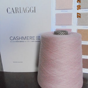 Cariaggi Garn 100% Kaschmir grösse 2/28. Farbe Antico n 22333. Kegel Gr 500.