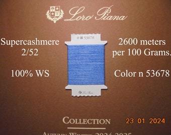 Loro Piana Supercashmere 2/52 yarn. 100% Cashmere. Color  53678.