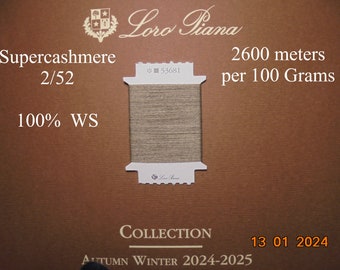 Loro Piana Supercashmere 2/52 yarn. 100% Cashmere. Color  53681.