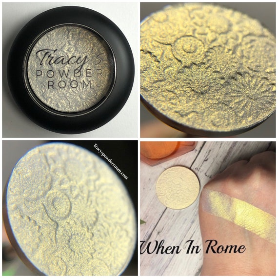 WHEN IN ROME Pressed Pigment Eyeshadow Highlighter