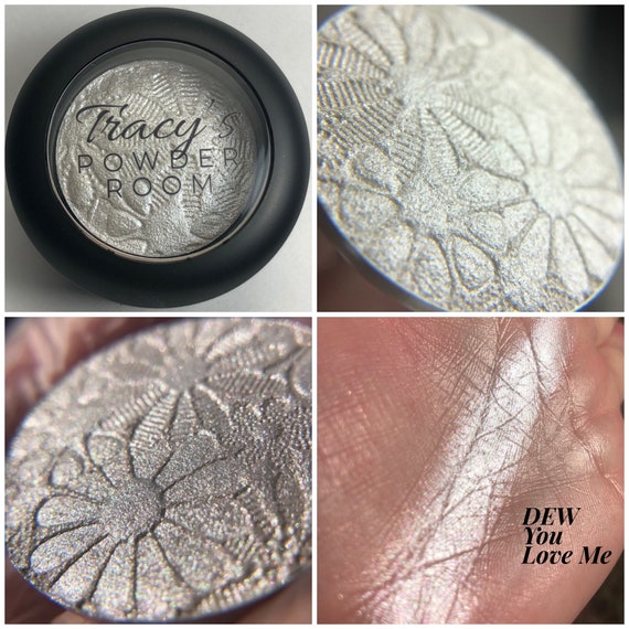 DEW You Love Me Pigment Highlight Eyeshadow Indie Eyeshadow Indie Make Up Shimmer Eyeshadow White Sparkle Mua