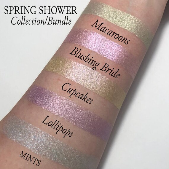 SPRING SHOWER Pressed Pigment Iridescent Sparkle Shifters