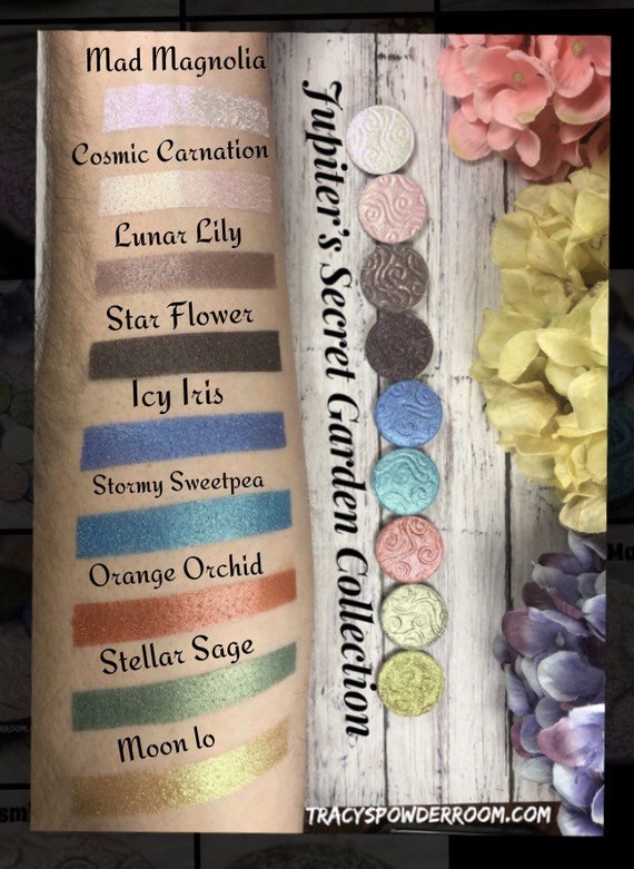 Jupiter’s Secret Garden Collection - duo chrome - green - orange - pink - blue - turquoise - vegan - magnetic