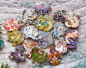 Mon Hun Enamel Pins [2 x 1.5 inch]