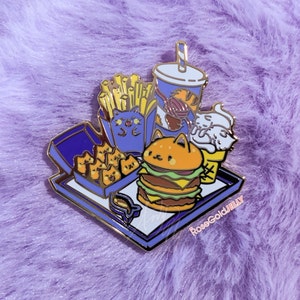 McKitty Meal Enamel Pin (1.85 inches)