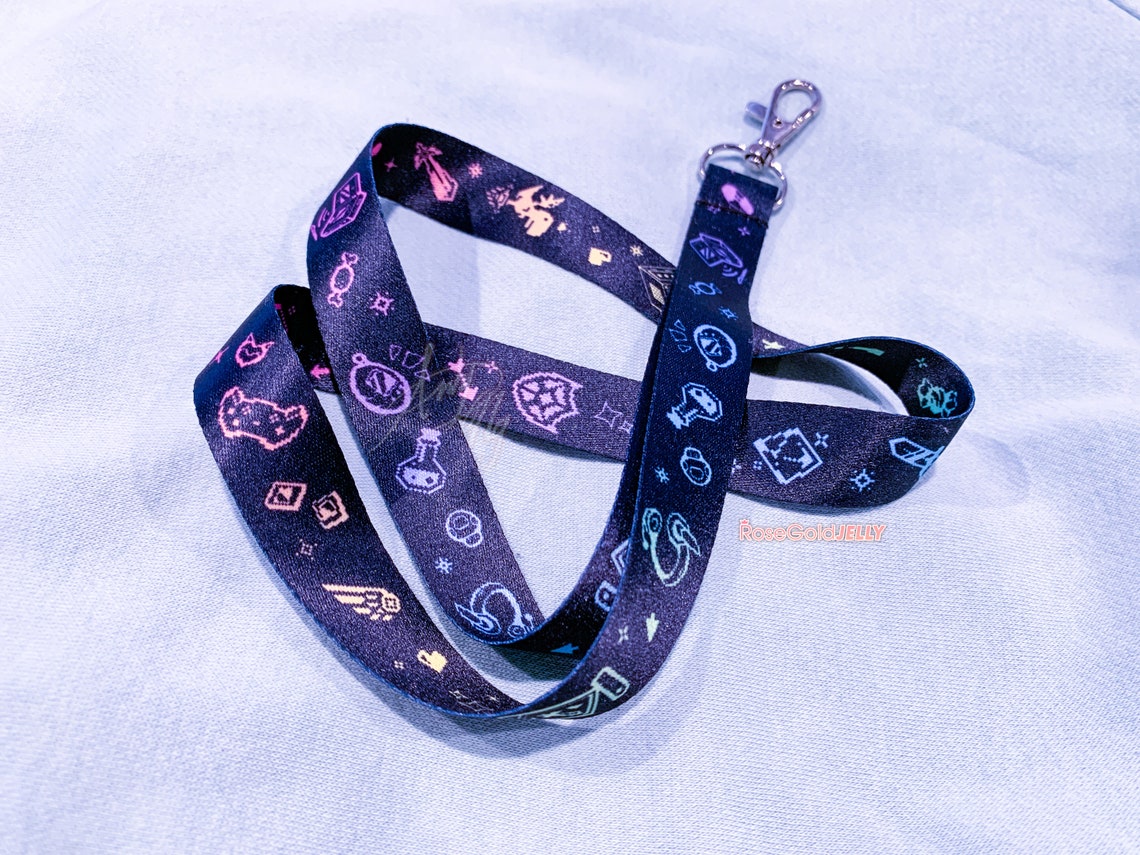 Pixel Gaming Lanyard 1.5 Cm Wide Etsy