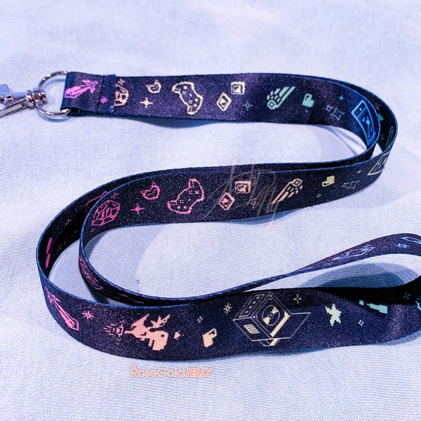 Pixel Gaming Lanyard (1.5 cm wide)