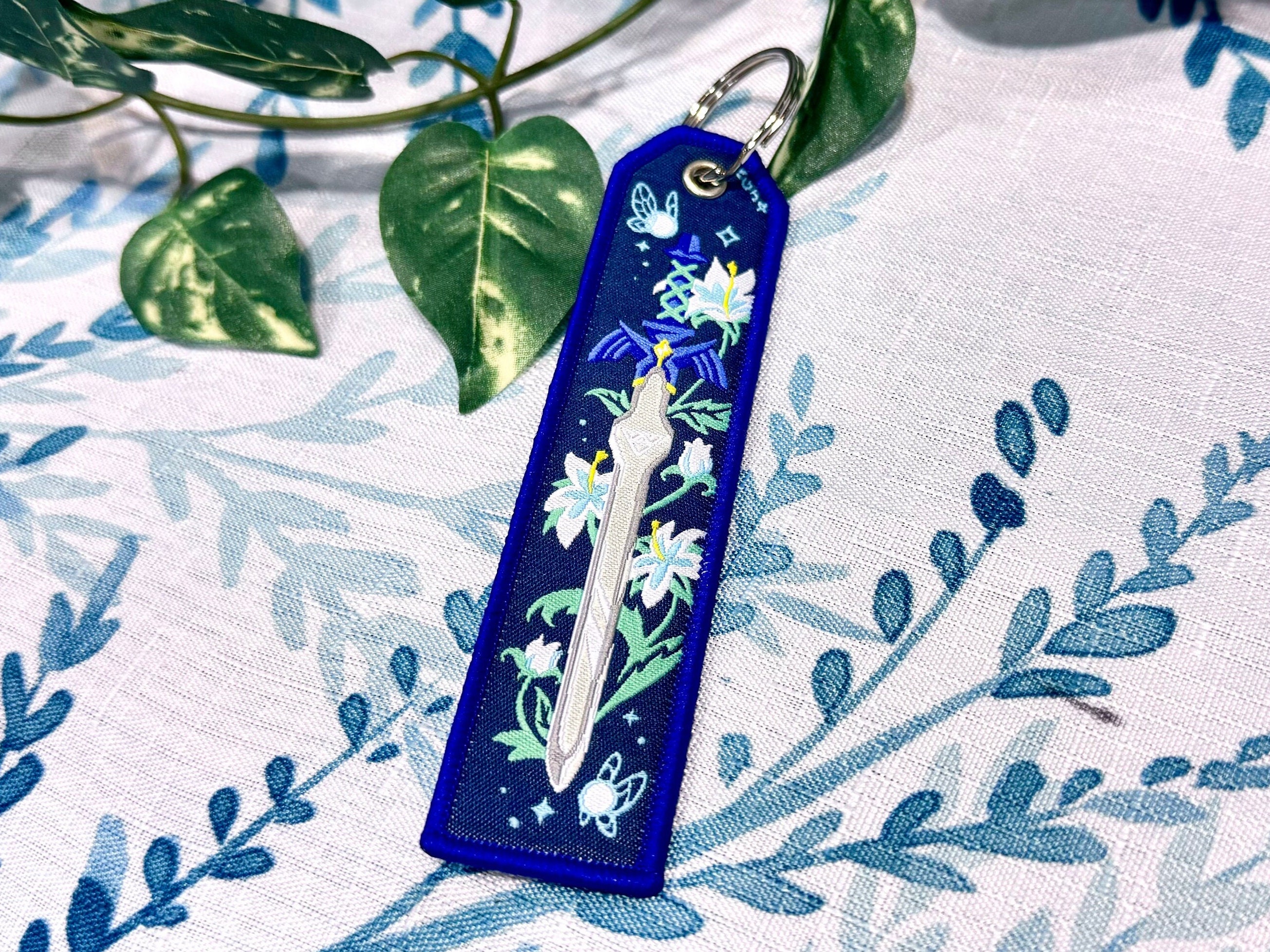 Master Sword Jet Tag Keychain (1.25 x 5 inch)