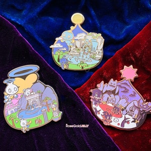 Neutral, Dark, and Hero Garden Enamel Pin
