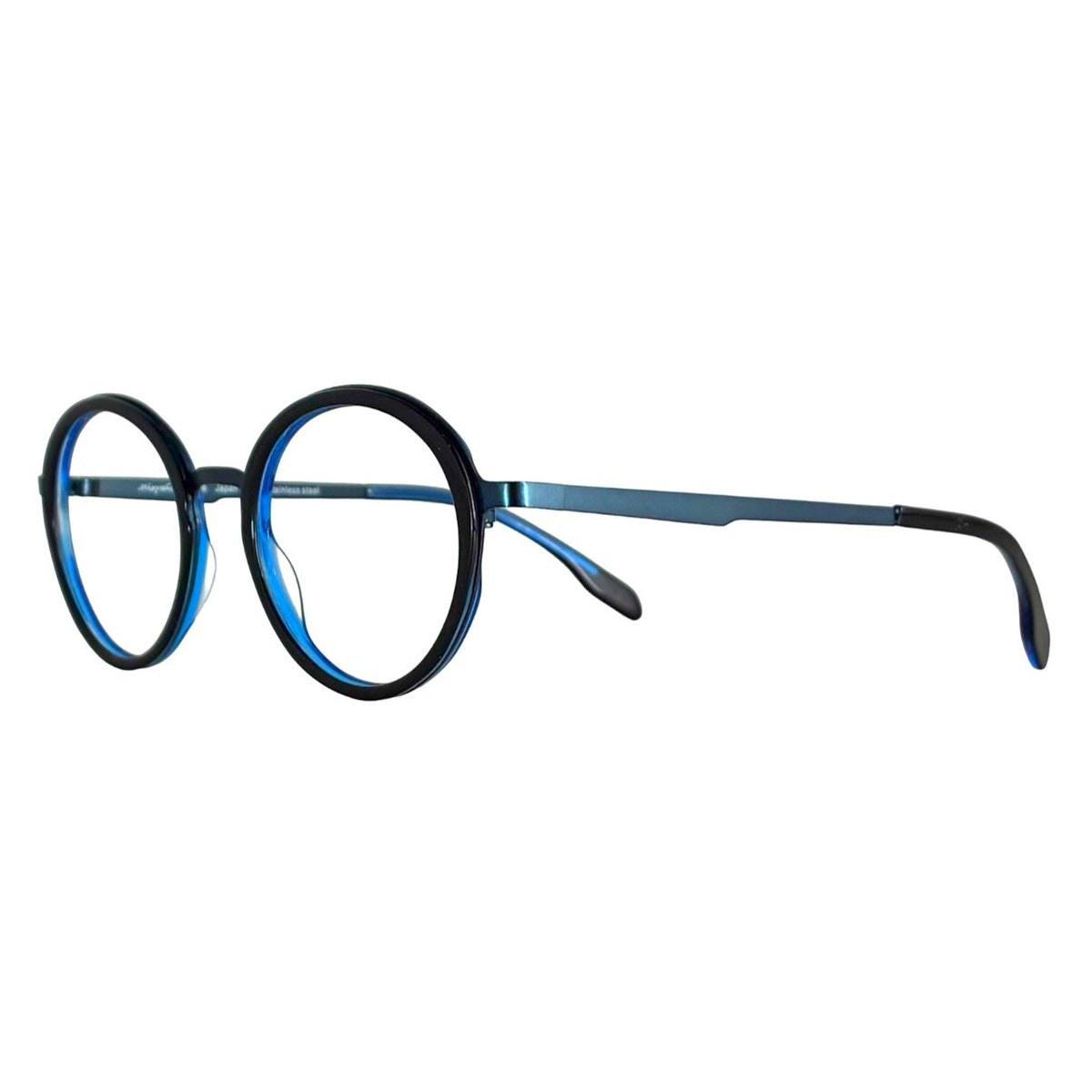 Mizyake Couture MC4761 Blk/blue & Brown 45-20-135 Round Eyeglasses