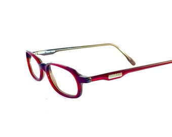 Vintage Neostyle Missoni 0280 292 Wine Tan Handmade Eyeglasses Frame Rx Lenses Available
