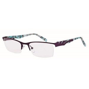 ETE Rayol Ara/Violet 53-18-135 Hand Made Italy Eyeglasses w/ Real Feathers Rx Available