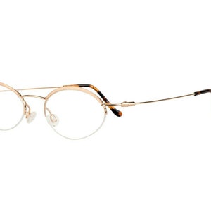 Vintage Neostyle Academic 279 808 ATSH Gold Hand Made Germany Eyeglasses Frame Rx Lenses Available