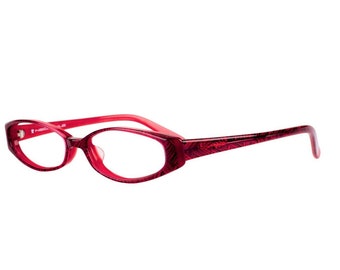 Vintage Neostyle College 337 918 Rojo Lavanda Hecho a mano Alemania Gafas Marco Rx
