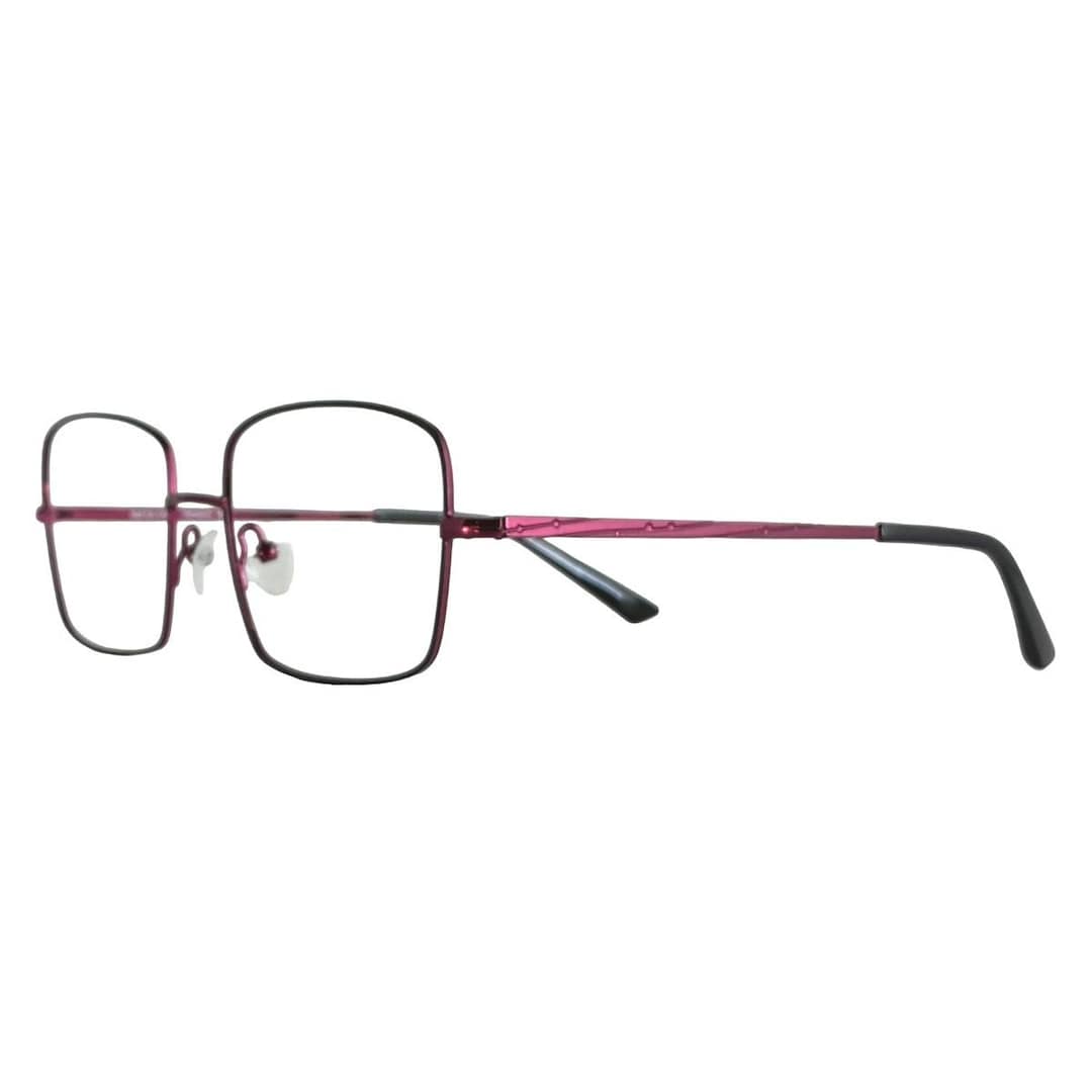 Nat Coco NC1417 Blk/wine & Brown/gold 52-18-145 Square Metal