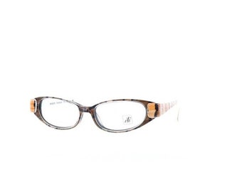 ETE Roque Faisan 008 50-16-135 Hand Made Italy Eyeglasses w/ Real Feathers Rx Available