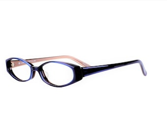 Vintage Neostyle College 337 207 Blue Tan Hand Made Germany Eyeglasses Frame Rx Lenses Available