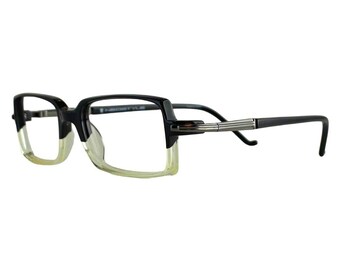 Neostyle Office 704 Blk/Clear 52-18-135 Rechthoekige plastic brillen Rx Ready