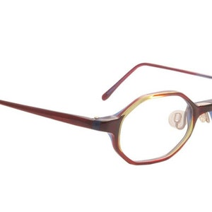 Vintage Neostyle College 164 063 Deep Red Hand Made Germany Eyeglasses Frame Rx Lenses Available