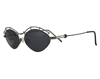 Neostyle vakantie 2038 tinnen/zwart 50-15-130 diamanten metalen zonnebril Rx Ready