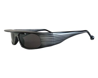 Neostyle Sportivo 2 zwarte strepen en glanzend blauw 51-22-125 zonnebril Rx Ready