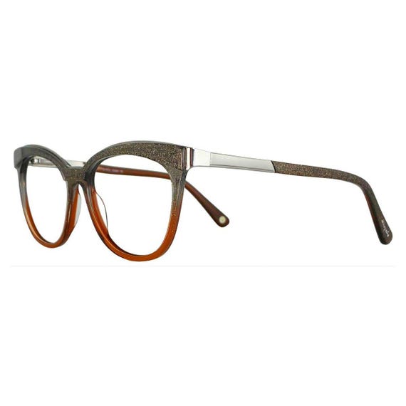 Mizyake MZ4411 Grey 54-16-135 Cat Eye Plastic Eyeglasses Rx Ready