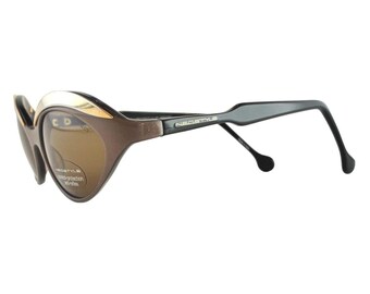 Neostyle Holiday 2030 bruin/goud en bordeauxrood 54-16-125 ovale zonnebril Rx Ready