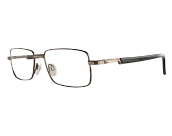 Neostyle Office 959 Bruin/Goud 54-17-140 Rechthoekige metalen brillen Rx Ready