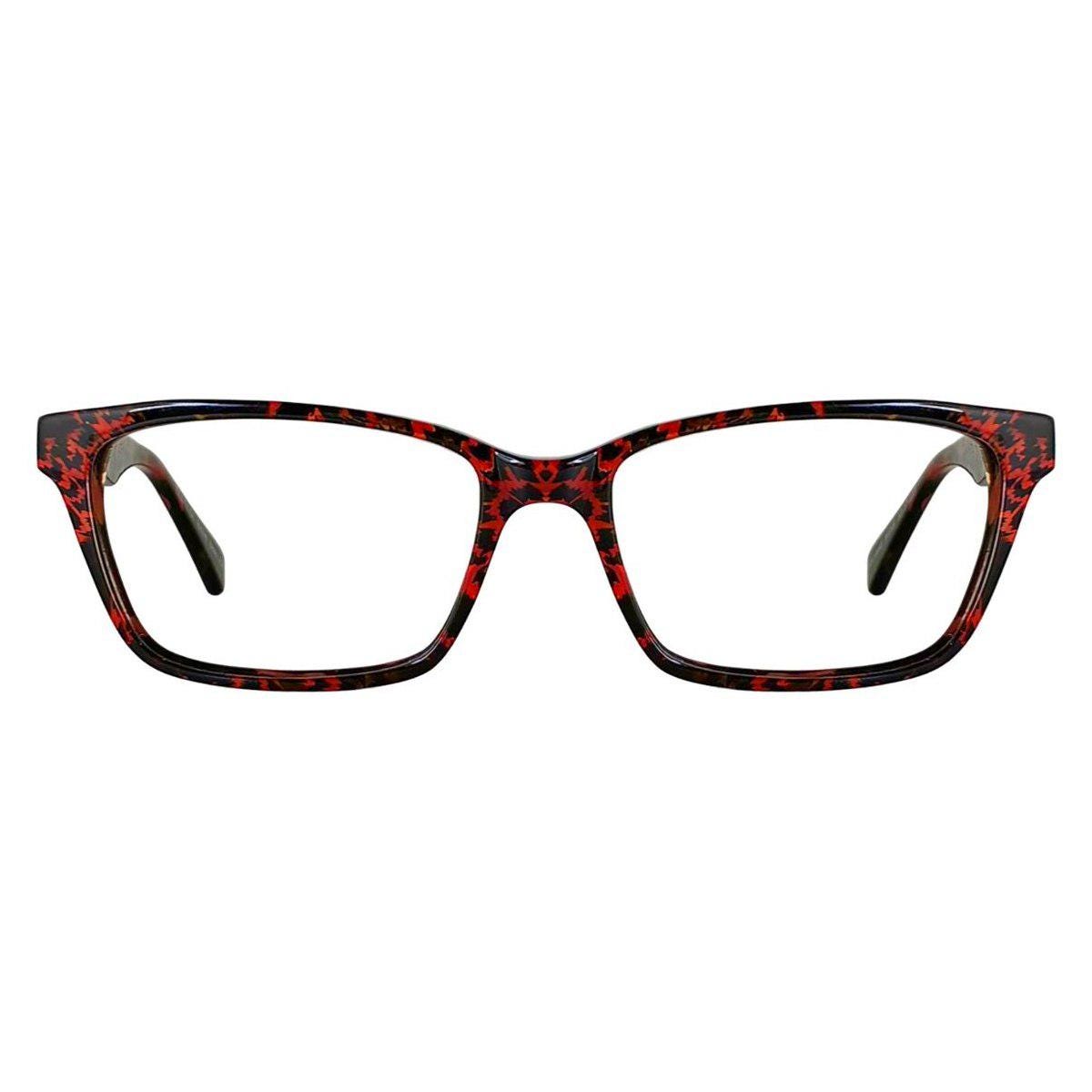 Mizyake Couture MC4668 Wine Marble 52-17-135 Rectangle Eyeglasses
