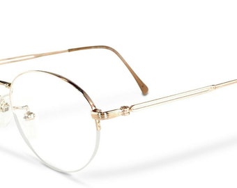 Vintage Neostyle Academic 37 822 SH Gold Hand Made Germany Eyeglasses Frame Rx Lenses Available