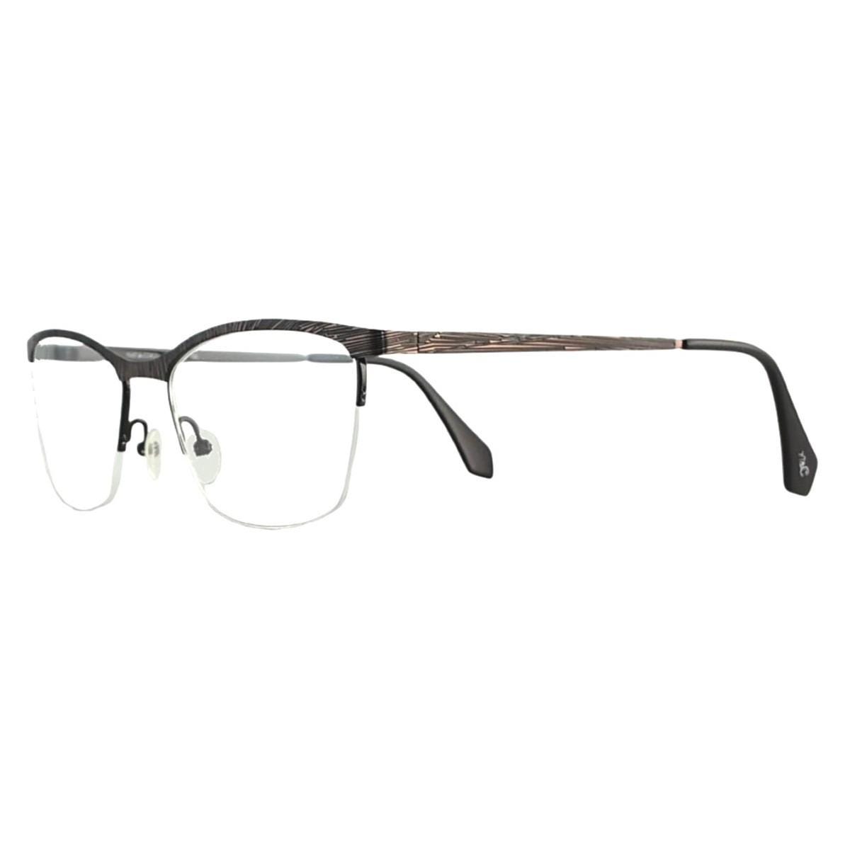 Nat Coco NC1381 Blk/silver & Brown 52-16-140 Cat Eye/rimless