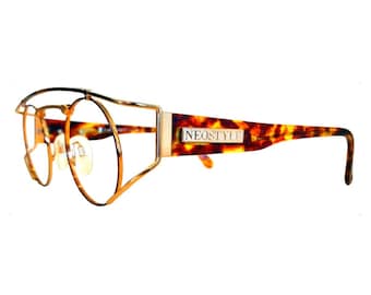 Neostyle Superstar 1 goud/schildpad 45-23-145 aangepaste/ronde bril Rx Ready