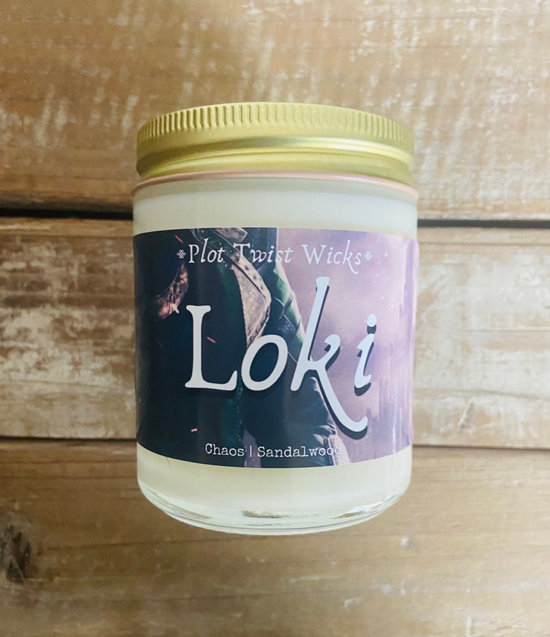Loki Marvel Asgard Soy Wax Candle MCU