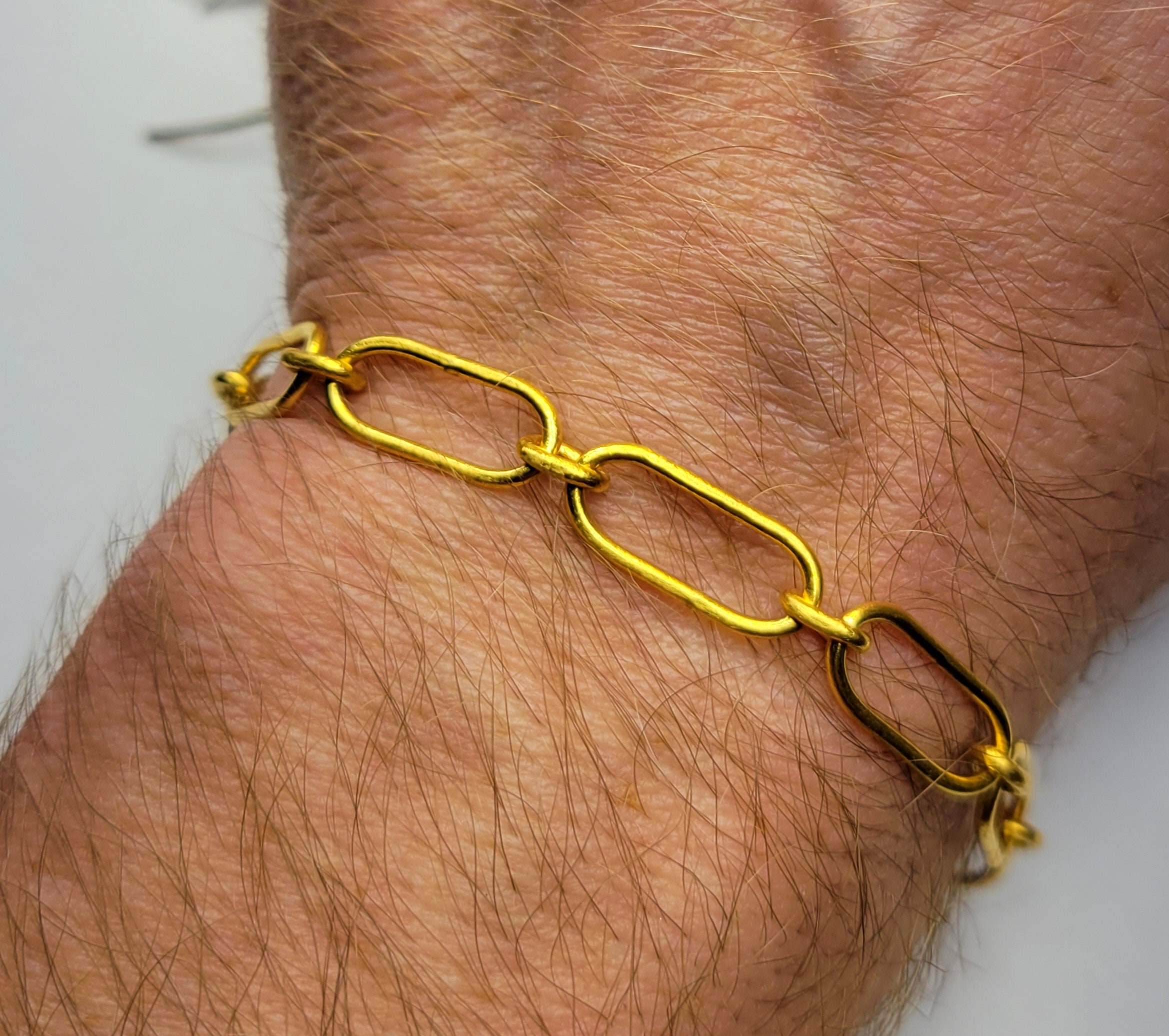 24 carat gold sale bracelet