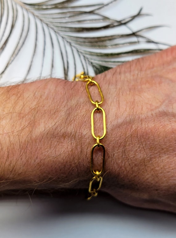 High Quality 24k Gold Bracelet | 24k Real Solid Gold Bracelet - 24k Gold  Vintage - Aliexpress
